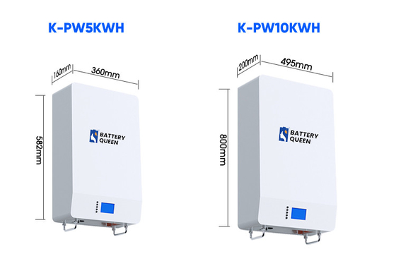 Energie-6000 Energie-Wand-Lithium-Batterie der Zyklus-Luxus-10kwh für Solarlandhaus