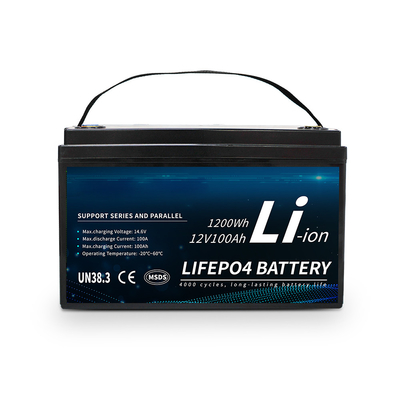 12V 100ah schloss Batterie des Satz-BMS Lithium Lifepo 4 für Solar EV ab