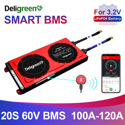 20S 60V 120A 200A Lifepo4 Batterie Batteriemanagementsystem Daly Smart Bms Wasserdicht mit Balancefunktion