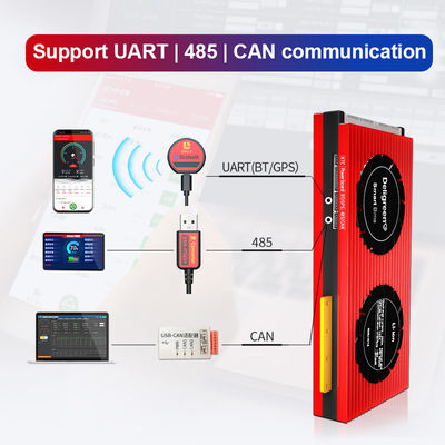Unterstützung UART RS485 des Li-Ionbms 3S 12V 150A-250A kann Kommunikations-blauer Zahn