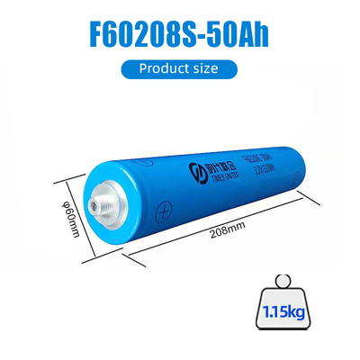Zylinderförmige LiFePO4 Batterie Deligreen 3.2V 50Ah für Golfmobil