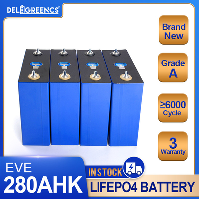 Zyklen EVES 280ah LF280N 280K 6000 Vorrat EU Polen ordnen eine Batterie 3.2v Lifepo4 für Sonnensystem